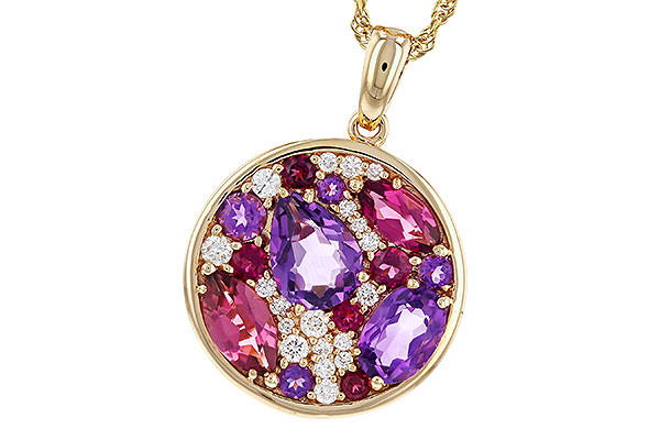 H320-16179: NECK 1.83 TW SEMI-PRECIOUS (P.TOUR, AMY) 2.00 TGW