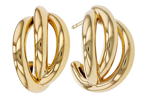 H320-17024: GOLD EARRINGS (18MM)