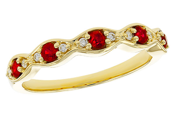 H320-17933: LDS WED RG .28 RUBY .34 TGW