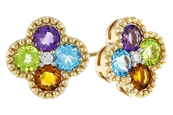 H320-17952: EARRINGS 1.88 SEMI-PREC (AMY,BT,CIT,PER) 1.93 TGW