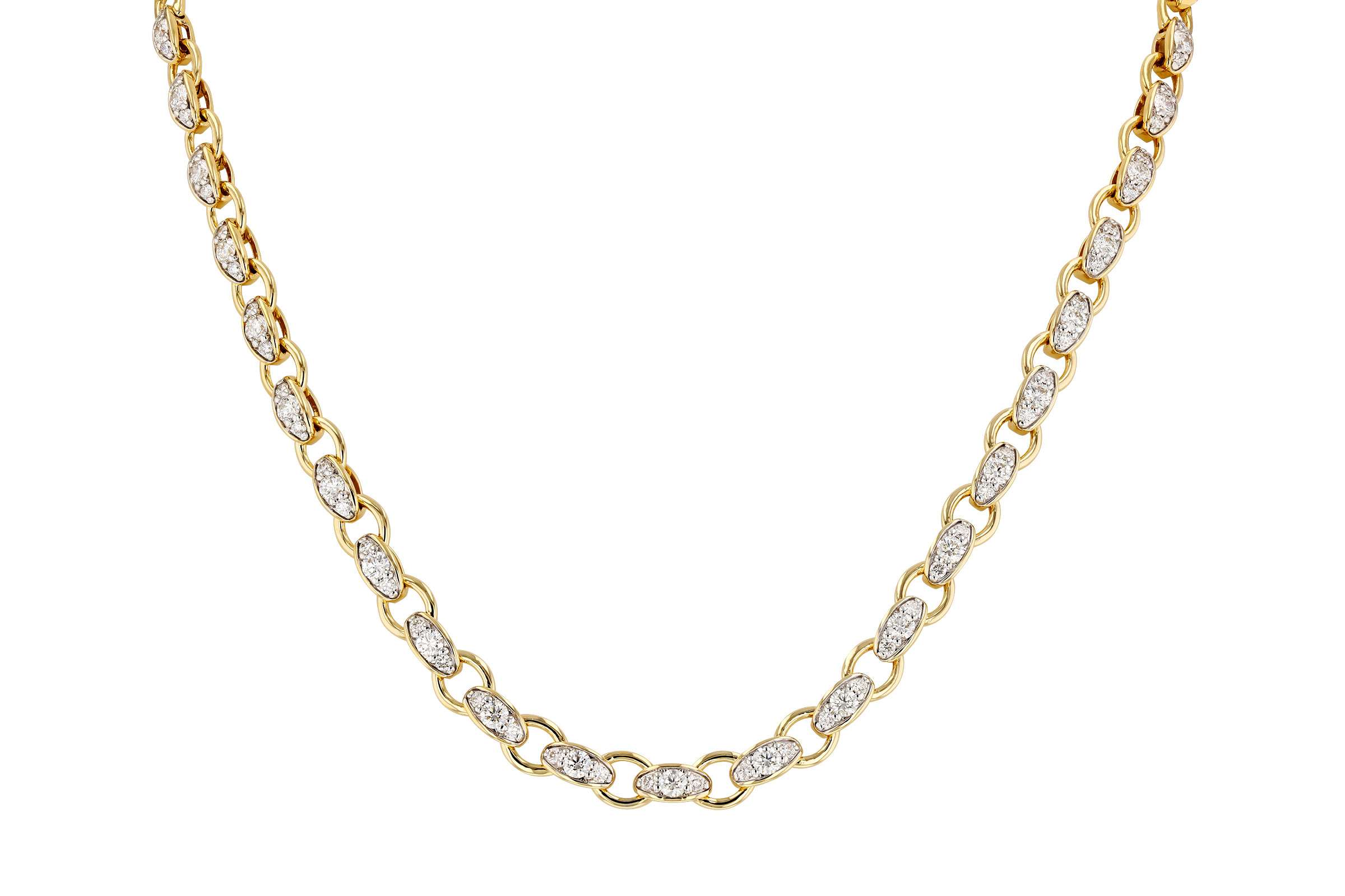 H321-02470: NECKLACE 3.18 TW (17.25")