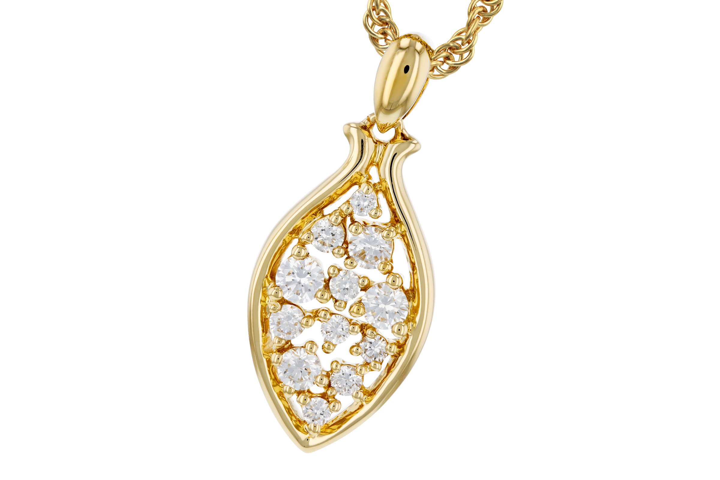 H321-02488: NECKLACE .26 TW