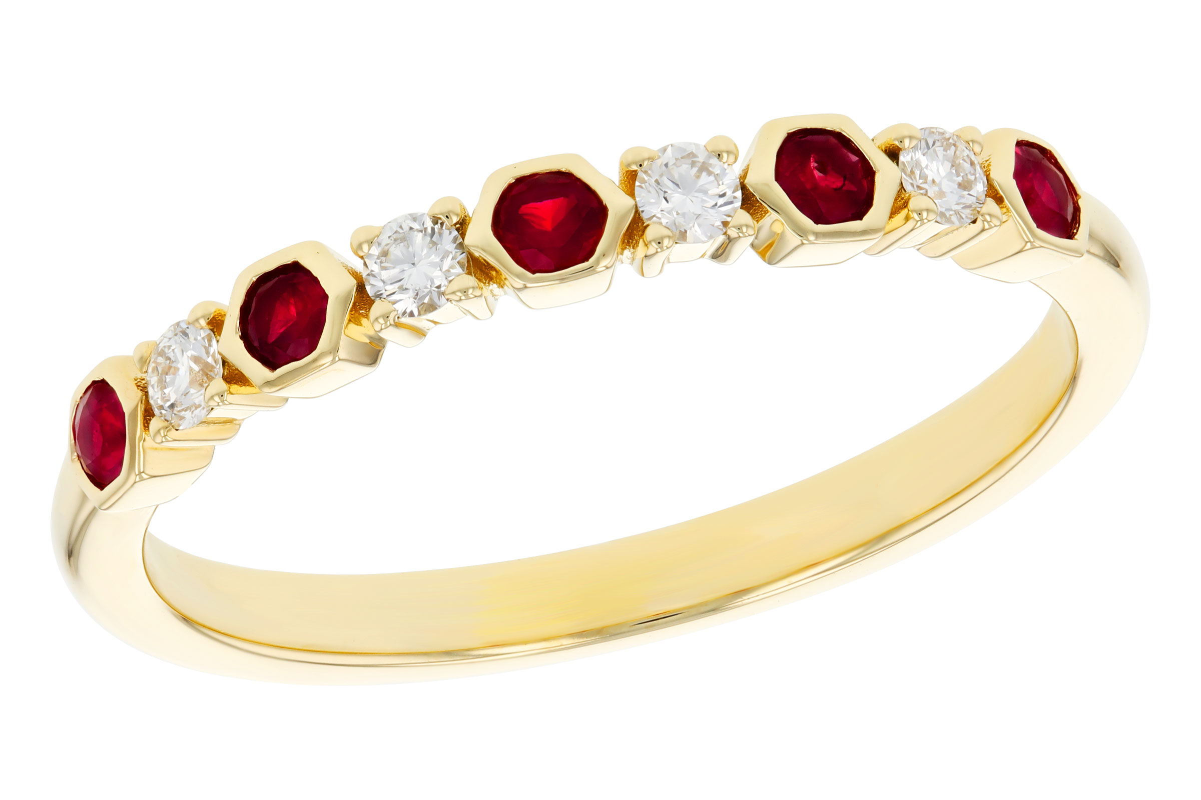H321-03406: LDS WED RG .14 TW RUBY .24 TGW