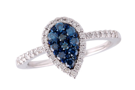 K231-99761: LDS DIA RG .23 BLUE DIA .49 TW