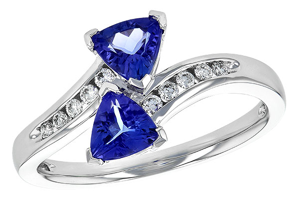 K235-55270: LDS RG .77 TW TANZANITE .90 TGW