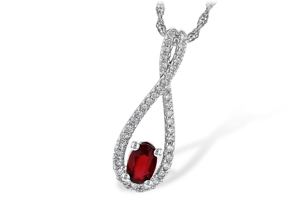 K235-57033: NECK .50 RUBY .74 TGW