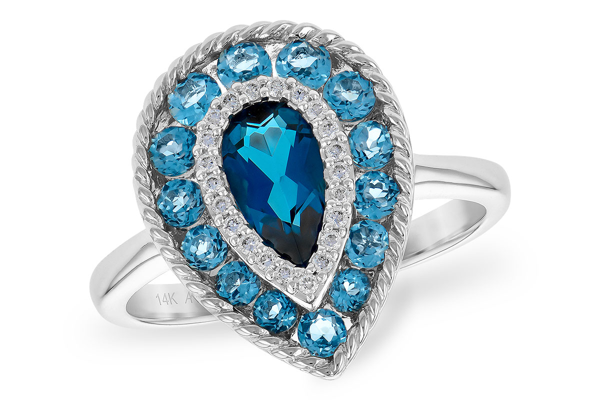 K235-58897: LDS RG 1.52 TW BLUE TOPAZ 1.60 TGW