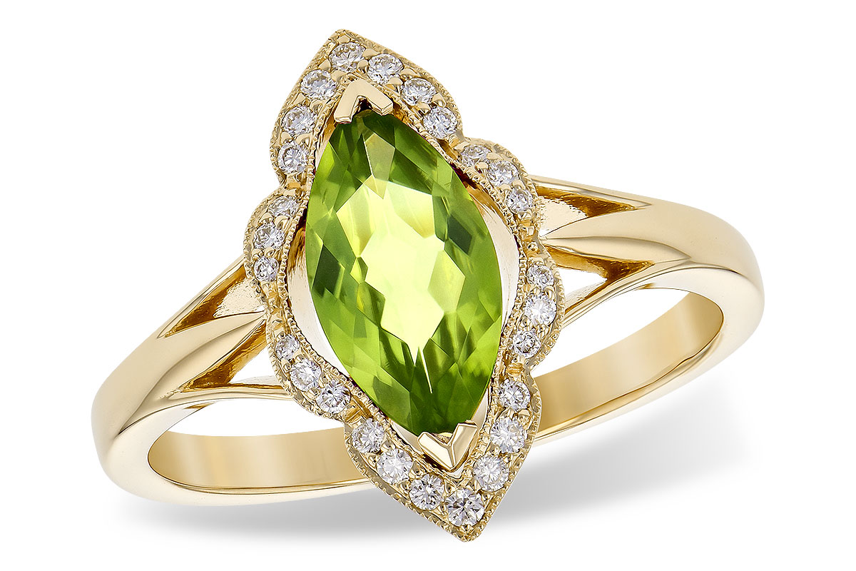 K235-60706: LDS RG .94 PERIDOT 1.05 TGW