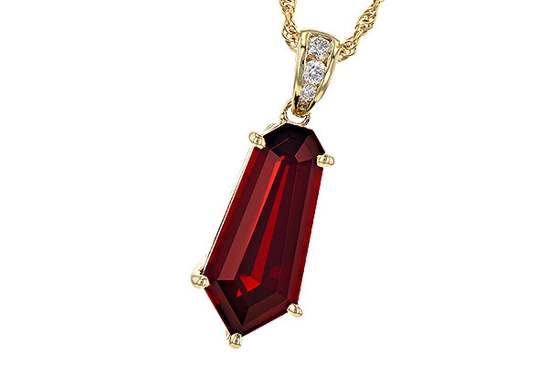 K235-62461: NECK 3.44 GARNET 3.50 TGW