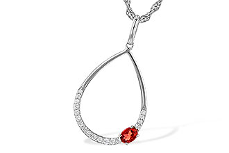 K235-62506: NECK .19 GARNET .28 TGW