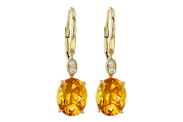 K235-63370: EARR 3.20 TW CITRINE 3.25 TGW (9x7MM CIT)