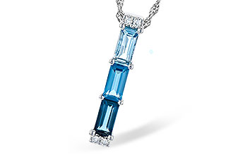 K318-30688: NECK 1.26 BLUE TOPAZ 1.30 TGW