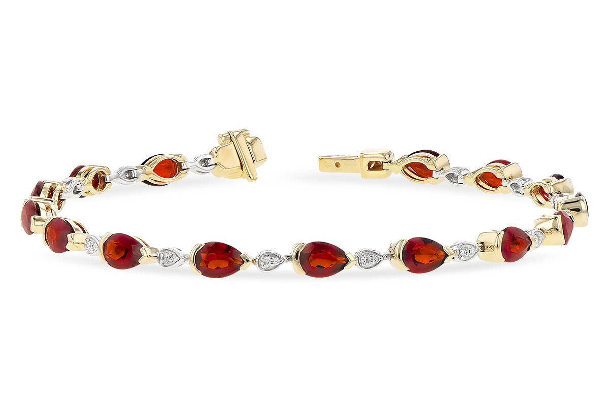 K318-31570: BRACELET 6.44 GARNET 6.60 TGW