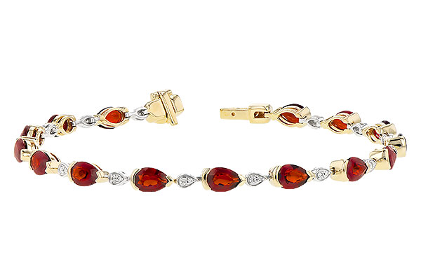 K318-31570: BRACELET 6.44 GARNET 6.60 TGW