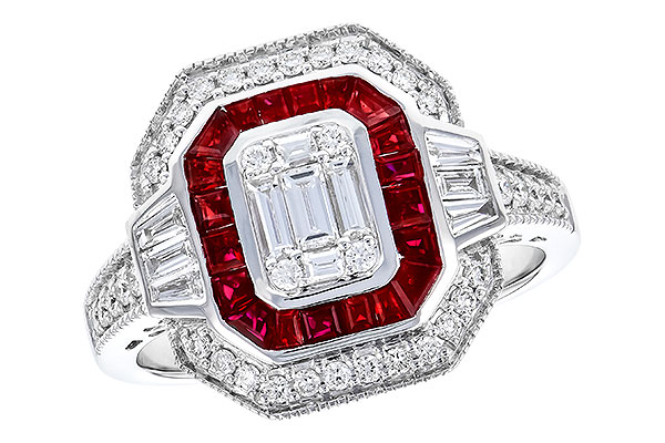 K319-18842: LDS RG .77 TW RUBY 1.35 TGW