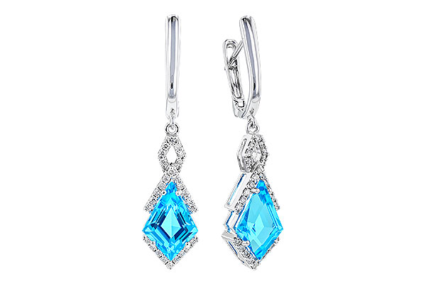 K319-20679: EARR 2.72 TW BLUE TOPAZ 2.90 TGW