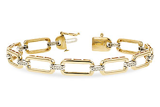 K319-24306: BRACELET .25 TW (7.5" - L234-69779 WITH LARGER LINKS)