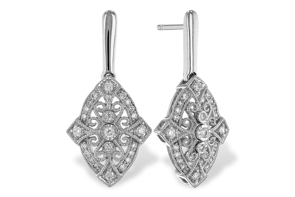 K319-24315: EARRINGS .25 TW