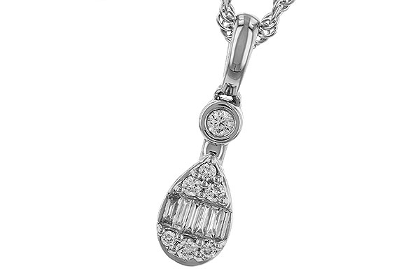 K320-10642: NECKLACE .05 BAG .14 TW