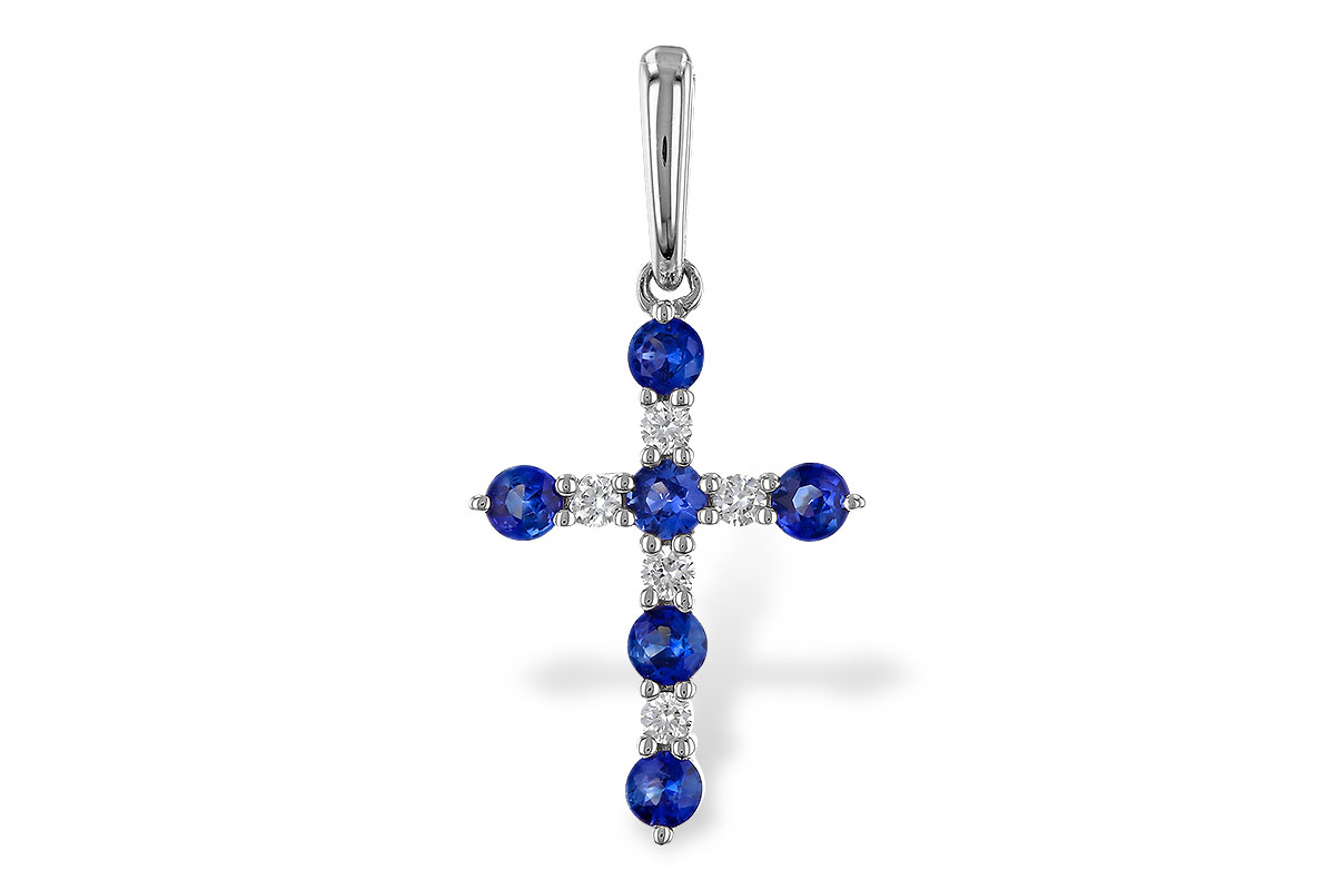 K320-11561: PENDANT .34 TW SAPP .42 TGW