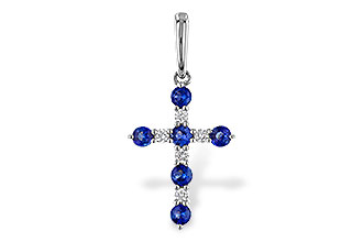 K320-11561: PENDANT .34 TW SAPP .42 TGW