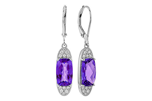 K320-14361: EARR 3.20 TW AMETHYST 3.36 TGW