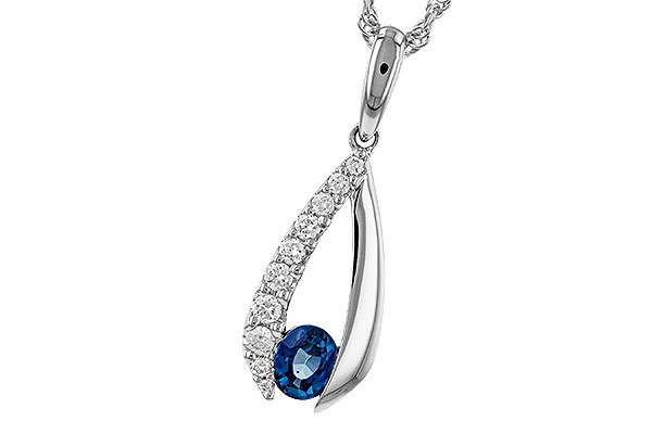 K320-15188: NECKLACE .38 SAPP .54 TGW (5x4 SAPP)