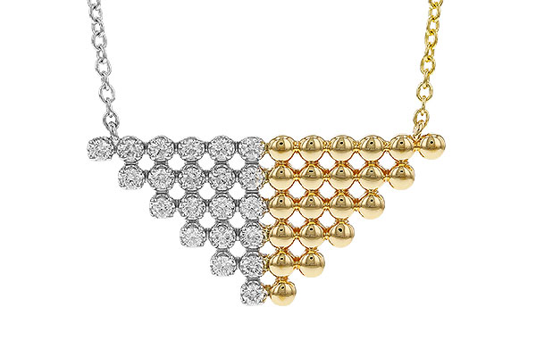K320-15270: NECKLACE .37 TW (18")