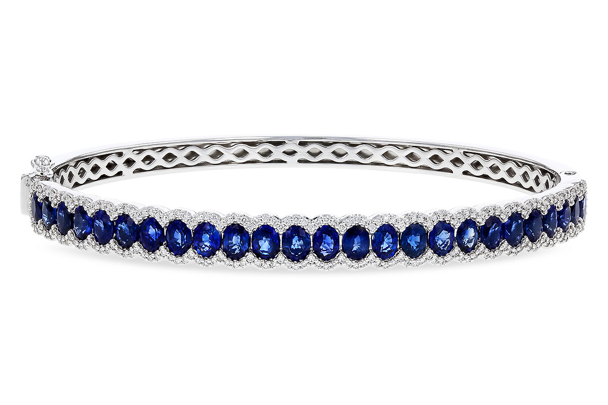 K320-17015: BANGLE 5.09 TW SAPPHIRE 5.65 TGW