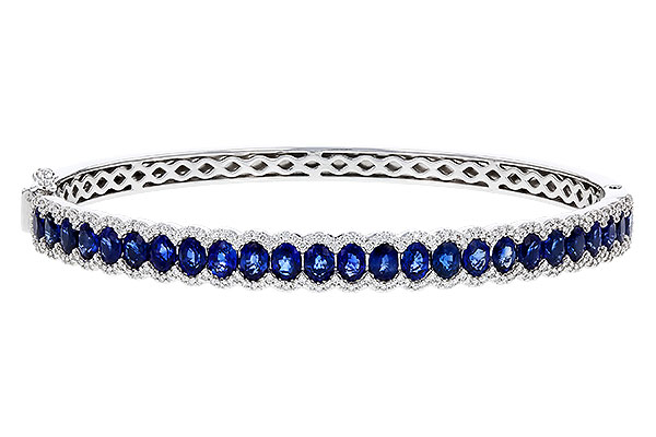 K320-17015: BANGLE 5.09 TW SAPPHIRE 5.65 TGW
