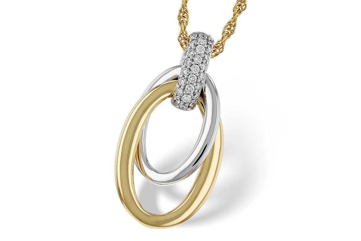 K320-17915: NECKLACE .15 TW