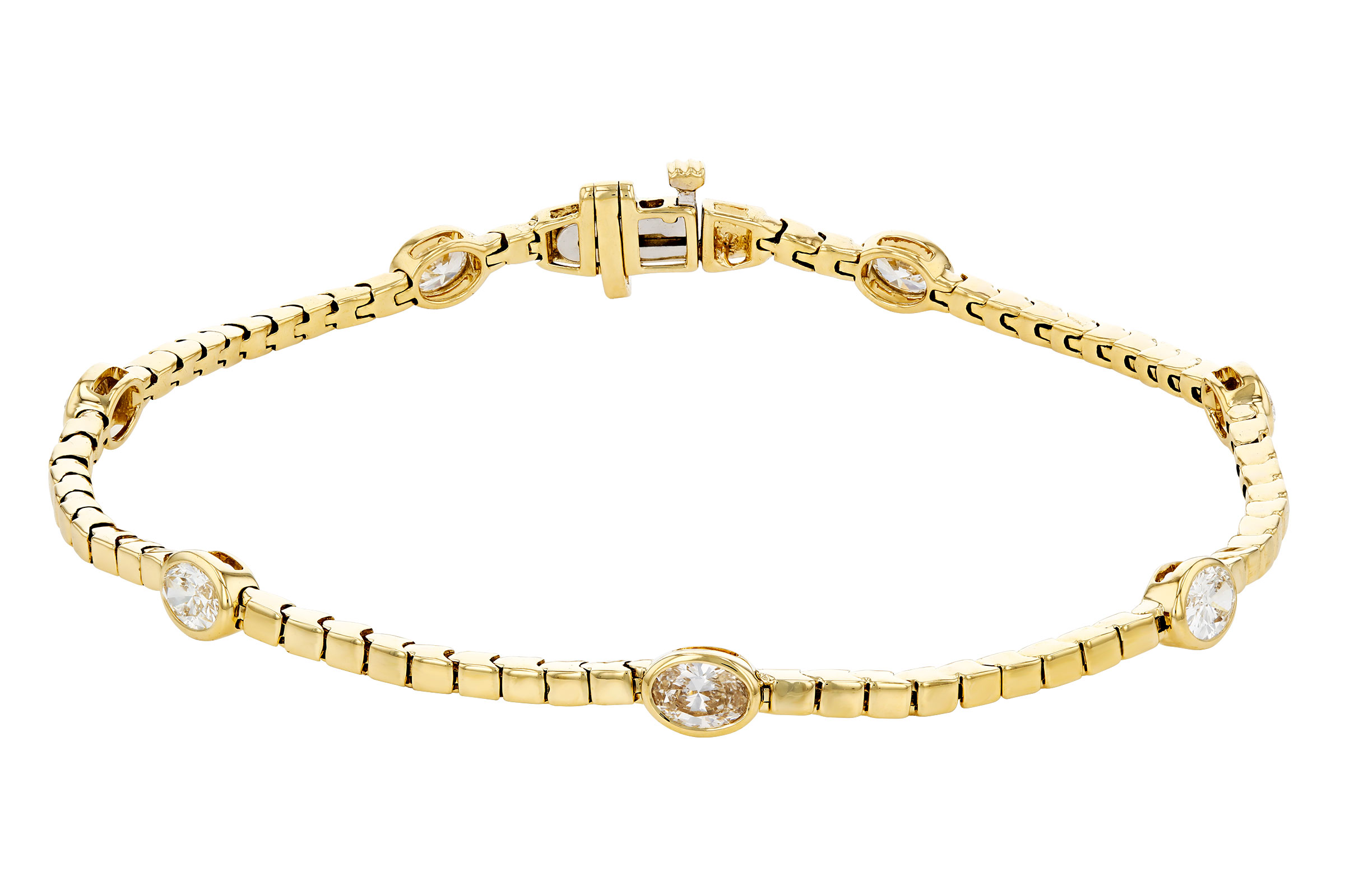K321-02515: BRACELET 1.30 TW OVAL DIA (7")