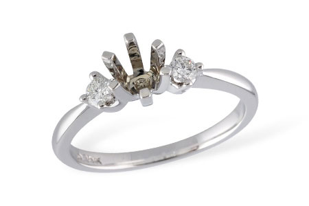 L051-03379: LDS SEMI DIA RING .14 TW