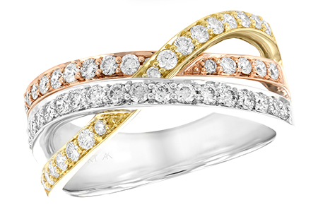 L138-29742: LDS WED RG .74 TW (PRONG SET)