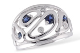 L230-15242: LDS WED RG .40 SAPPH .43 TGW