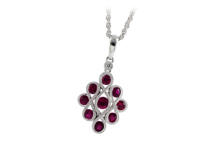 L231-93433: NECK .85 RUBY .87 TGW