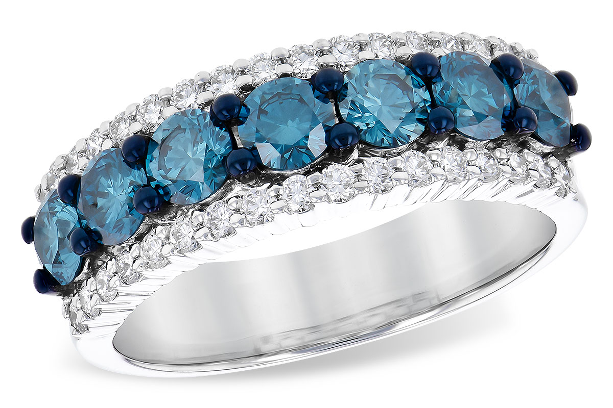 L234-67051: LDS WED RG 1.26 BLUE DIAS 1.70 TGW