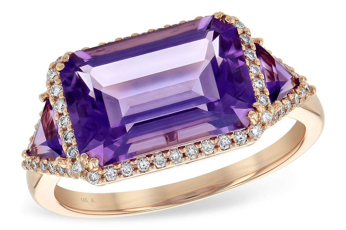 L235-56133: LDS RG 3.48 TW AMETHYST 3.70 TGW (12x8MM)