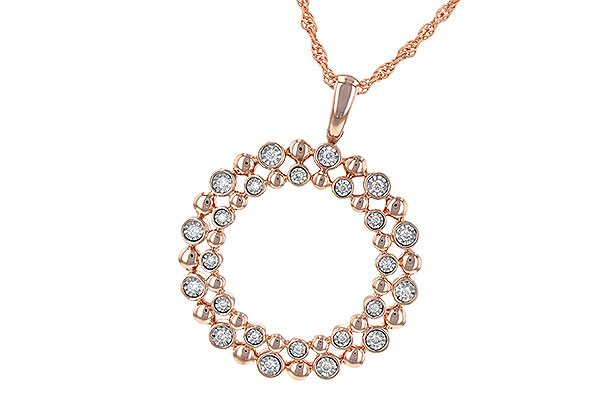 L235-59742: NECKLACE .12 TW