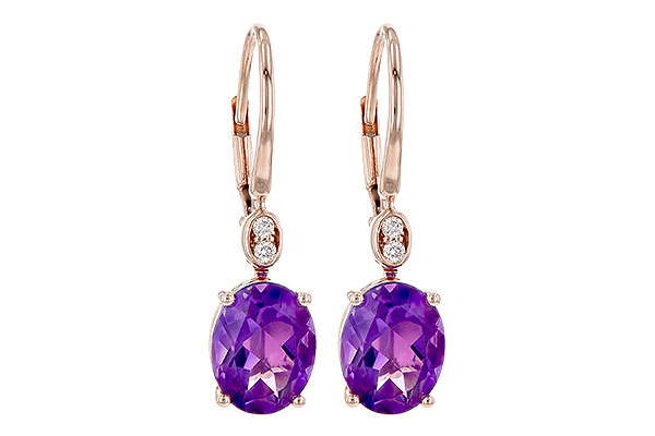 L235-63370: EARR 2.85 TW AMETHYST 2.90 TGW (9x7MM AMY)