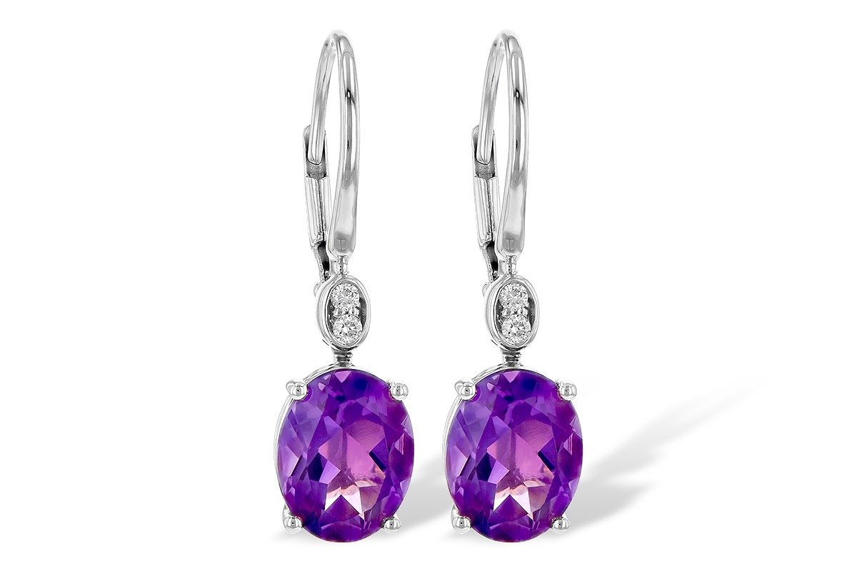 L235-63370: EARR 2.85 TW AMETHYST 2.90 TGW (9x7MM AMY)