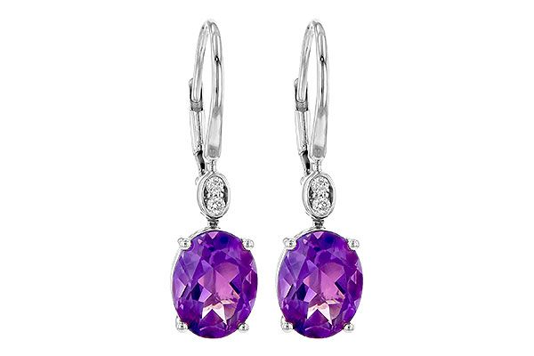 L235-63370: EARR 2.85 TW AMETHYST 2.90 TGW (9x7MM AMY)