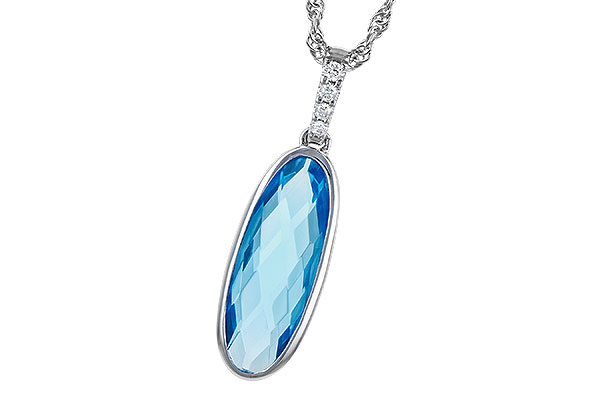 L318-30697: NECK 1.90 BLUE TOPAZ 1.93 TGW