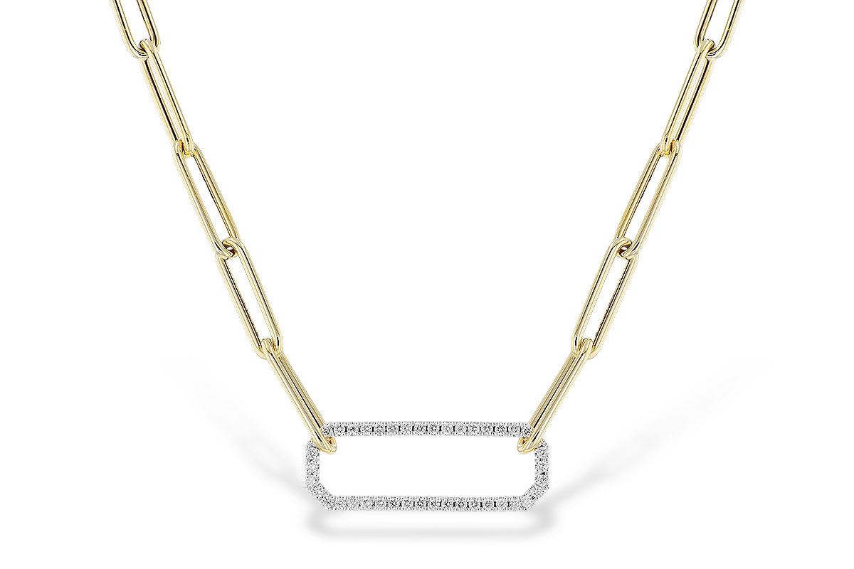 L319-18906: NECKLACE .50 TW (17 INCHES)