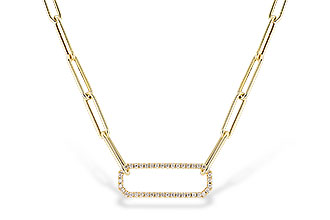 L319-18906: NECKLACE .50 TW (17 INCHES)