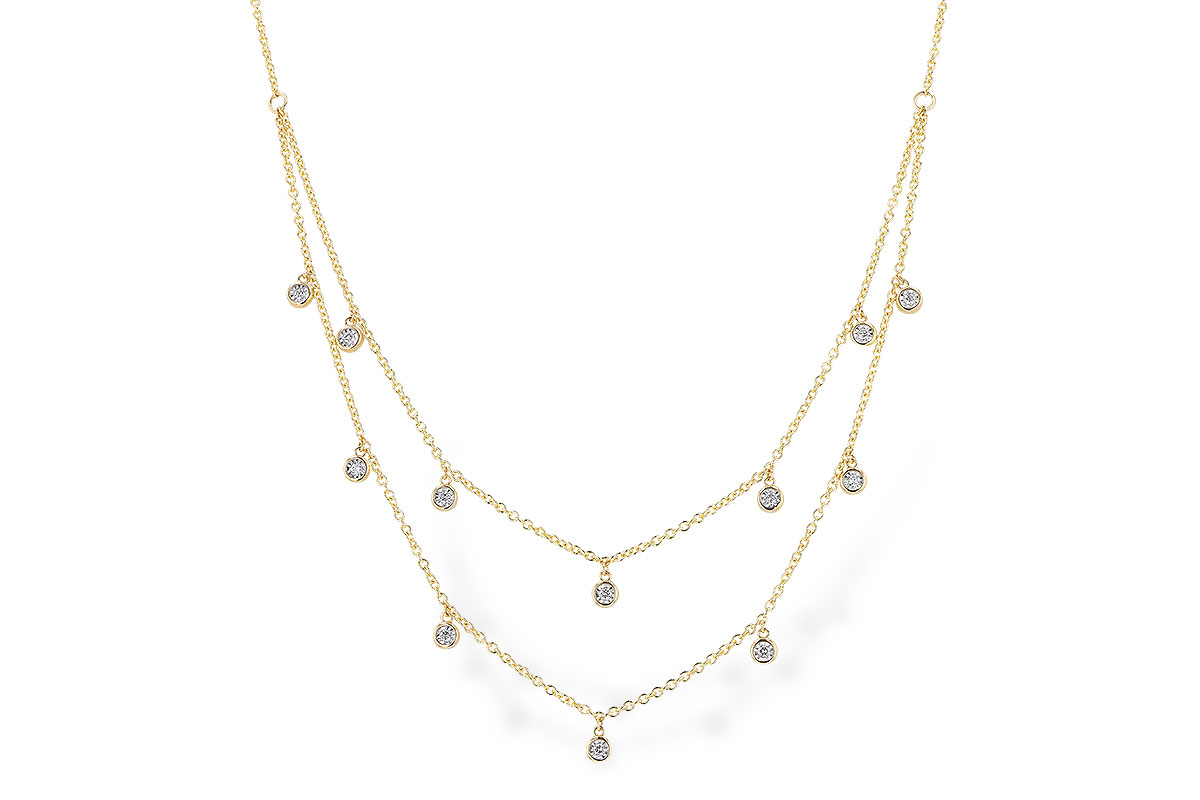 L319-19806: NECKLACE .22 TW (18 INCHES)