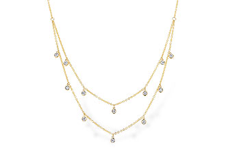 L319-19806: NECKLACE .22 TW (18 INCHES)