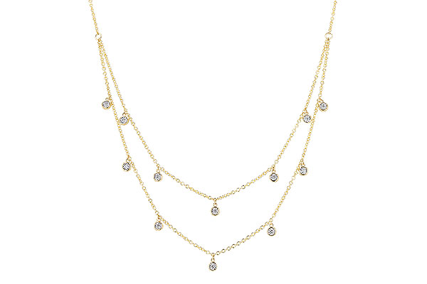 L319-19806: NECKLACE .22 TW (18 INCHES)