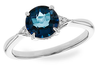 L319-23397: LDS RG 1.60 LONDON BLUE TOPAZ 1.62 TGW (7MM RD)