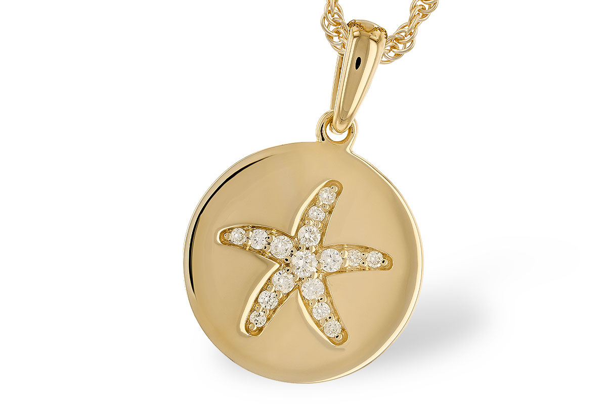 L319-24297: NECKLACE .11 TW
